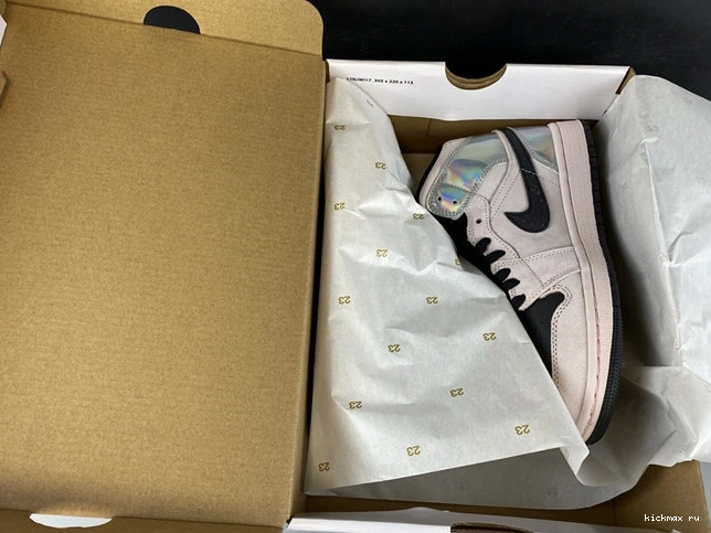 Rep MAX ComfortFit Jordan1 Mid Dirty Iridescent Powder BQ6472- 3746 1026